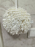 洁丽雅手球17*17cm*2条雪尼尔加厚吸水巾厨房卫生间浴室抹布 白灰 实拍图
