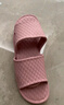 果洛菲拖鞋男居家用室内防滑洗澡浴室地板平底情侣拖鞋女 紫色 38-39 实拍图