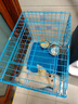 贝初众狗笼小中大型犬狗笼子猫笼带厕所加粗折叠宠物笼子柯基笼幼犬狗笼 蓝色加粗狗笼62*43*53【15斤内】 加固加粗 带厕所双开门 实拍图