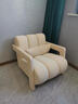 奶油风单人沙发椅设计师客厅懒人沙发家用小户型轻奢休闲椅网红款 牛油果绿 实拍图