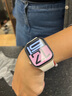 Apple/苹果 Watch Series 10智能手表蜂窝款46毫米玫瑰金色铝金属表壳淡桃粉色运动型表带M/L MWYN3CH/B 实拍图