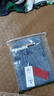 GXG男装  水洗蓝锥形牛仔裤微弹休闲裤 牛仔蓝 M 实拍图