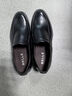 百丽舒适真皮正装鞋男新款黑色圆头套脚商务皮鞋B3GK7CM1 黑色 38 (240mm) 实拍图