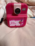 迪士尼儿童照相机学生拍立得相机错题打印机拍照旅游打印直出照片涂鸦彩色生日礼物男女孩  HD02草莓熊 实拍图