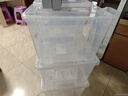 宜家（IKEA）SAMLA萨姆拉高透明收纳箱塑料书籍衣服玩具整理收纳神器 有盖65公升 实拍图