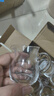 DKO白酒分酒器玻璃小酒盅酒壶分酒器100ml量酒器红酒醒酒器酒杯酒具 胖身带把分酒壶（无刻度） 120ml 实拍图