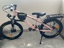 凤凰（Phoenix）儿童自行车6-12岁中大童男孩山地车青少年变速学生车单车小学生车 A6- 樱花粉- 单速辐条轮-带后座架 20寸(适合身高130-150cm) 实拍图