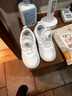 回力（Warrior）小白鞋儿童运动鞋休闲鞋男女童老爹鞋 WZ(CL)-0679 白色 27  实拍图