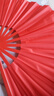 得印（befon）功夫扇太极扇武术舞蹈红扇子响扇折扇中国古风儿童学生表演扇一尺扇双面1939热门商品 实拍图
