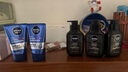 妮维雅（NIVEA）男士洗面奶保湿收缩毛孔深黑DEEP控油细致毛孔洁面三支套装 实拍图