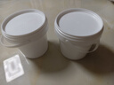 京东物流 食品级手提密封塑料桶包装桶钓鱼桶抓鱼桶水果冰粉桶摆摊桶龙虾打包盒300ml-5L 1L-乳白色（2个装）满口容量950ML 实拍图