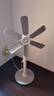 骆驼电风扇家用落地扇电扇立式学生宿舍办公室迷你风扇节能轻音大风力 落地扇柔风六叶【灰色】 标配+2片备用叶 实拍图