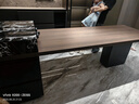 迈纺意式极简可伸缩岛台一体餐桌家用大平层多功能中岛台木纹岩板餐桌 伸缩岛台 宝格丽黑岩板【现货秒发】 2.6-3.1m【氛围灯+实木多层板+十年质保】 实拍图