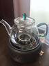煮茶壶单壶泡茶家用玻璃耐高温泡茶壶茶水分离茶具茶壶 青云壶墨把750ml1个 实拍图