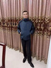 富贵鸟老北京布鞋男鞋透气软底帆布鞋男士运动休闲鞋一脚蹬懒人驾车鞋子 黑色 41 实拍图