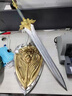 HKDA儿童玩具剑武器玩具剑模型炫酷兵器PU软胶宝剑小男孩礼物cos道具 莱恩国王剑80cm+雄狮之心盾 3D立体1:1还原【软胶安材质】 实拍图