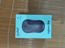 罗技（Logitech）M221 轻音鼠标 无线鼠标 办公鼠标 对称鼠标 带无线微型接收器 薄荷绿 实拍图