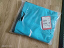 李宁羽毛球服男女排汗吸湿速干凉爽运动比赛套装T恤羽毛球短袖短裤 AATT021 海豚蓝-3 L 实拍图