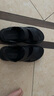 意尔康男鞋软底透气户外休闲拖鞋两用沙滩鞋男士凉鞋 57805W 黑色 40 实拍图