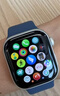 Apple/苹果 Watch Series 10 智能手表蜂窝款42毫米银色铝金属表壳丹宁色运动型表带M/L MWXK3CH/B 实拍图