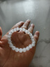 老凤祥新款汉白玉手链女款玉石玉髓白玉光手串送老婆女友生日礼物情人节 汉白玉手串 实拍图