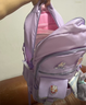 派格威新款小学生书包女孩1-3-6年级9儿童初中生减负超轻便双肩包防泼水 大号紫色【星黛露+装饰卡】 实拍图