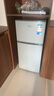 美的（Midea）112L两门小冰箱灰色双温小冰箱迷你家用宿舍租房灵活摆放节能低音深冷速冻 实拍图