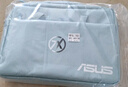 华硕天选5电脑包天选6电脑包笔记本单肩包天选4/3斜挎包15.6英寸 蓝色 白天选带字 【气囊 防震双层】 16英寸可放38厘米键盘 实拍图