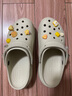 【95成新】卡骆驰（crocs）女鞋厚底云朵洞洞鞋户外休闲时尚一脚蹬沙滩鞋 206750-2Y2 37-38 实拍图