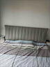 欧式床头套罩2025新款夹棉加厚床头软包靠背通用防尘木床保护罩 【浅灰】防水加厚皮革款 床头长度180cm 实拍图