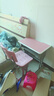 下一章儿童学习桌可升降小学生家用书桌写字桌椅套装写作业专用课桌桌子 学校同款桌椅粉色-升级款 实拍图