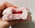 蒸笼头 草莓牛乳夹心饼干造型馒头200g 实拍图