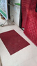 商用加厚防滑地垫酒店商超迎宾防水地毯大块可裁剪门外公司蹭脚垫 酒红色-环保TPR七条纹 80*120cm 实拍图