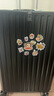 大嘴猴（paul frank）拉杆箱行李箱清新女学生轻音万向轮男旅行箱拉链密码出差大容量箱 经典黑升级/杯架/挂钩 26英寸 /适合单人长途出行 实拍图