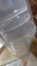 京东物流 食品级手提密封塑料桶包装桶钓鱼桶抓鱼桶水果冰粉桶摆摊桶龙虾打包盒300ml-5L 1L-透明色（2个装）满口容量950ML 实拍图