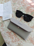 海俪恩 太阳镜男方形框偏光开车墨镜防辐射防紫外线司机驾驶镜N8307 N06P-经典酷黑 实拍图