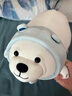 名创优品（MINISO）白熊趴姿公仔毛绒玩具抱枕靠垫卧室办公室午睡枕生日礼物 升级版 实拍图