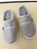 冬季棉拖鞋男居家防滑加厚毛绒保暖女士棉拖鞋2025新款情侣拖鞋女 灰色 42-43 【适合40-41的脚】 实拍图