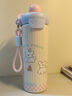 畅印水杯女新款2025高颜值保温杯大容量吸管杯学生上学专用冰霸茶杯子 小白狗【带提绳】 600ml 实拍图