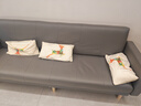 华恺之星沙发床 两用折叠沙发折叠床双人位布艺沙发 S154灰色2米 实拍图