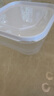 冰箱保鲜盒食品级冰箱收纳盒塑料密封盒蔬菜水果冷冻盒便当盒 方形保鲜盒650ML（1个装） 实拍图