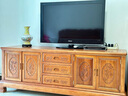 华延堂全实木电视柜客厅家用正宗金花梨木菠萝格中式古典电视机柜加高款 花梨色 1.8米【长180*宽54*高68.5cm】 实拍图