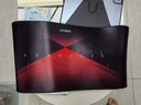 绿联电竞鼠标垫 超大号桌垫细面顺滑电脑桌垫精密锁边加厚电竞桌垫键盘垫 800*300*4mm 极光红 实拍图