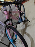 永久（FOREVER）山地自行车男越野单车变速赛车26英寸学生成年大人女成人 钢架辐条-粉色【超强减震 高承重】 27.5寸24速【适合:165-185cm】 实拍图