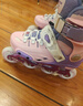 乐秀（ROADSHOW）轮滑鞋儿童溜冰滑冰鞋可调男女童专业轮滑鞋6-12岁初学RX1S滑轮鞋 全闪粉紫R8原厂套装【送护臀礼包】 L 大码(36-39适合8岁+) 实拍图