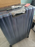 汉客行李箱男拉杆箱女大容量双层拉链密码旅行箱29英寸蓝 102升巨能装 实拍图