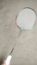 李宁（LI-NING）羽毛球拍雷霆小钢炮全碳素进攻型超轻高磅单拍黑色4U 已穿线 实拍图