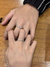AIF樛木999足银情侣戒指女男款一对对戒钟久久七夕情人节礼物送女友 樛木情侣对戒+戒指礼盒【附近仓次日达】 实拍图