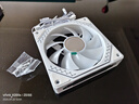 玩嘉棱镜四代ARGB白色正向风扇 机箱散热12CM风扇神光同步5V3针ARGB PWM温控调速 实拍图