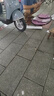 馗龙电动车雨棚新款加厚防晒防雨电动摩托车遮雨棚篷加固电瓶车遮阳伞 【黑边连体快拆支架】粉色小兔 实拍图